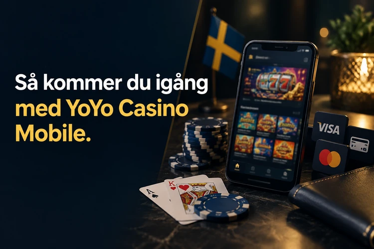 Så kommer du igång med YoYo Casino Mobile