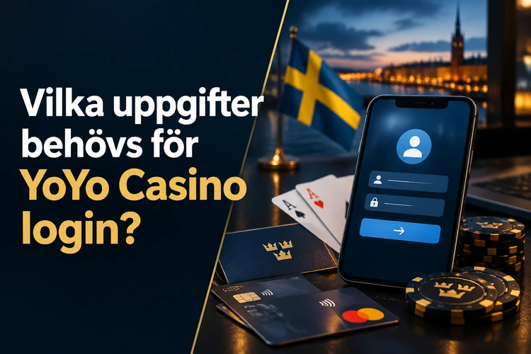 Vilka uppgifter behövs för YoYo Casino login?
