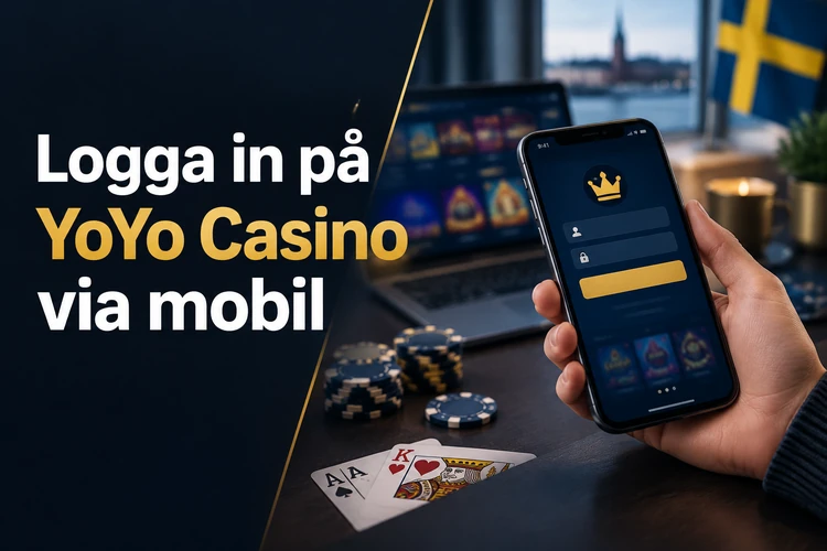 Logga in på YoYo Casino via mobil